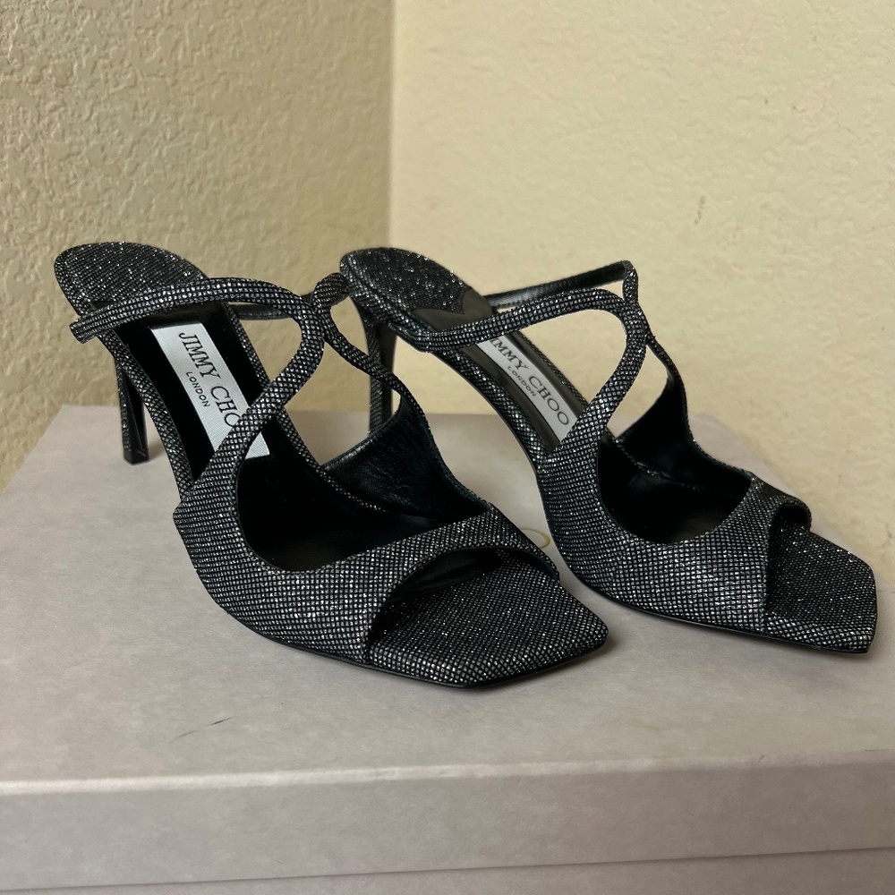 Anise 75 Glitter Fabric Slides Women's Size: 6 | IT 36